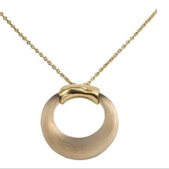 Alexis Bittar Jewelry - Alexis Bittar Lucite Open Circle Pendant Necklace